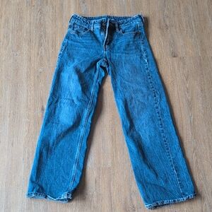 Old Navy Mid-rise Wide Leg Jeans, Size 0